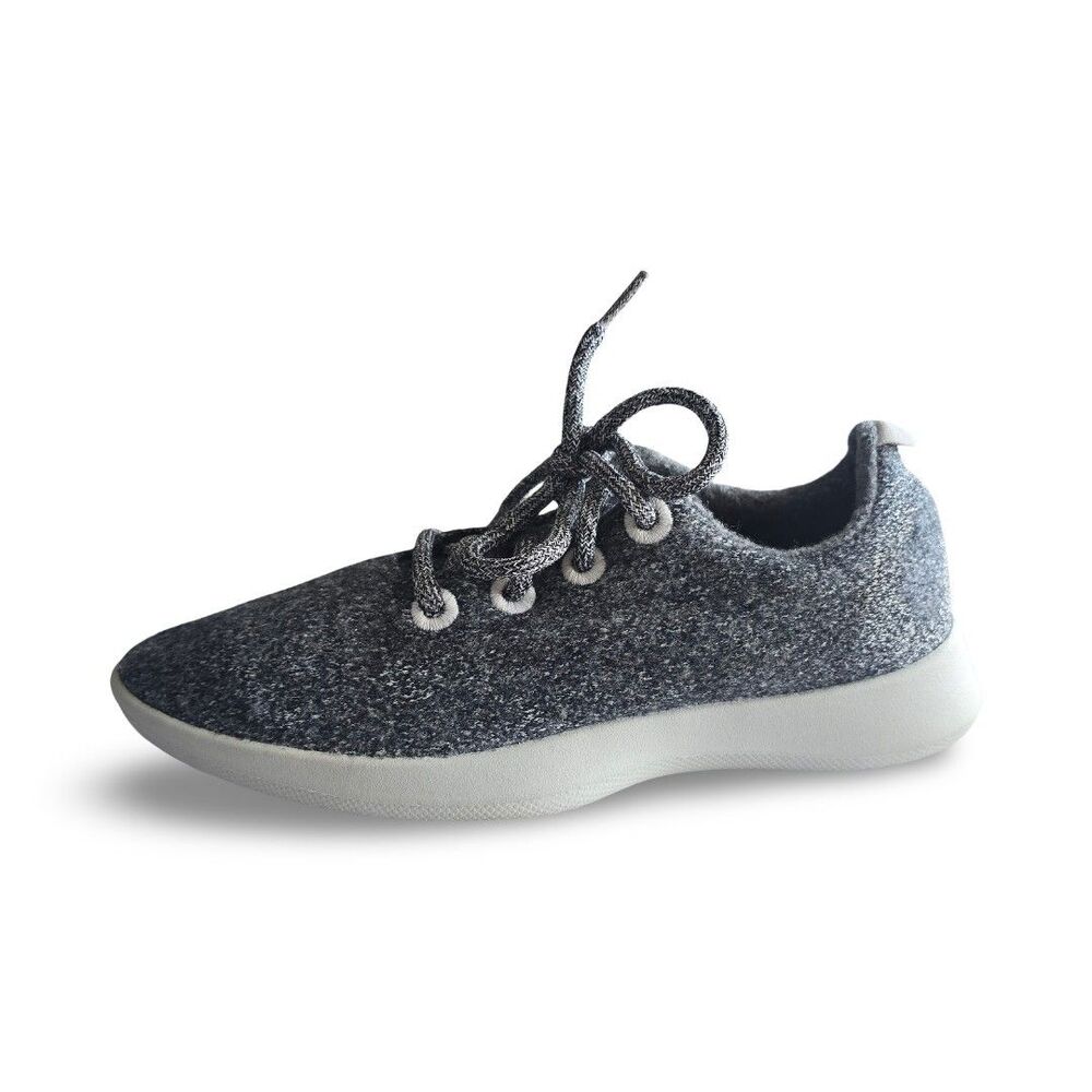 Allbirds Wool Runners Women’s Size 8 Gray Merino Wool Lace Up Comfort Sneakers